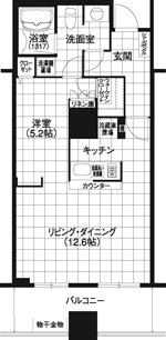 MHタイプ間取り